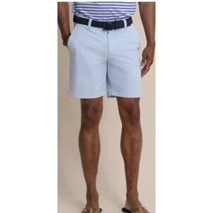 Southern Tide BRRR Men's Performance Golf Shorts, Size 40, Light Blue-Cerulean